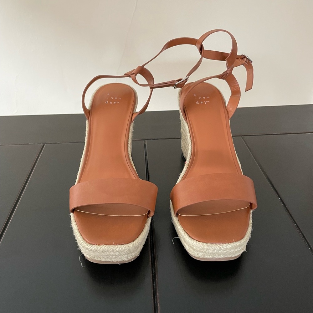 Espadrille Wedge Sandals - Women’s Size 10